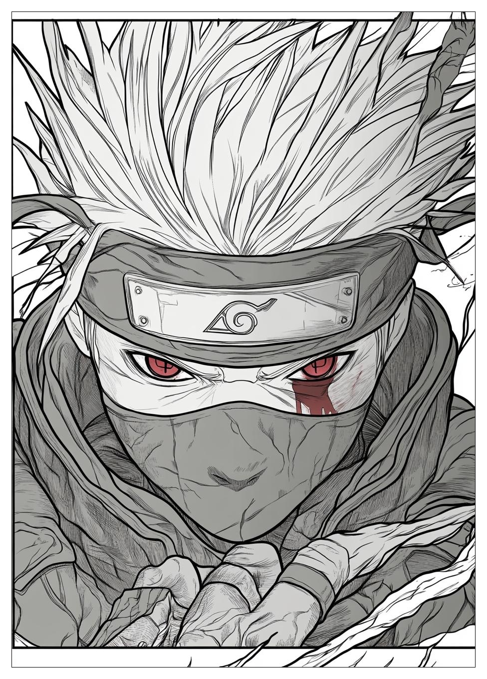 Kakashi Ausmalbilder 4