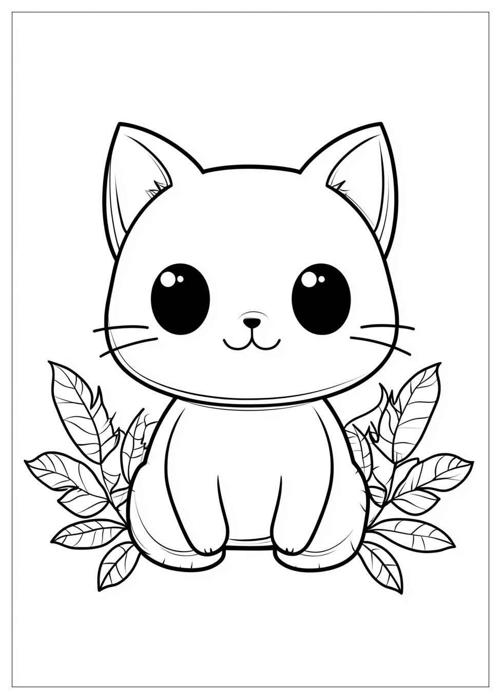 Kawaii Cute Anime Ausmalbilder 1