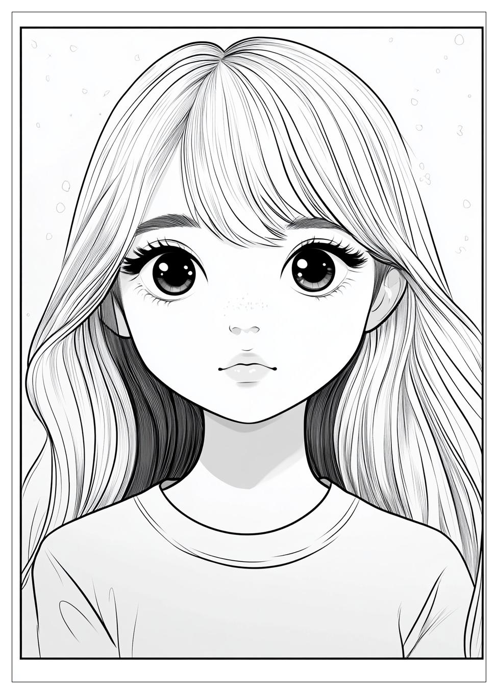 Kawaii Cute Anime Ausmalbilder 15