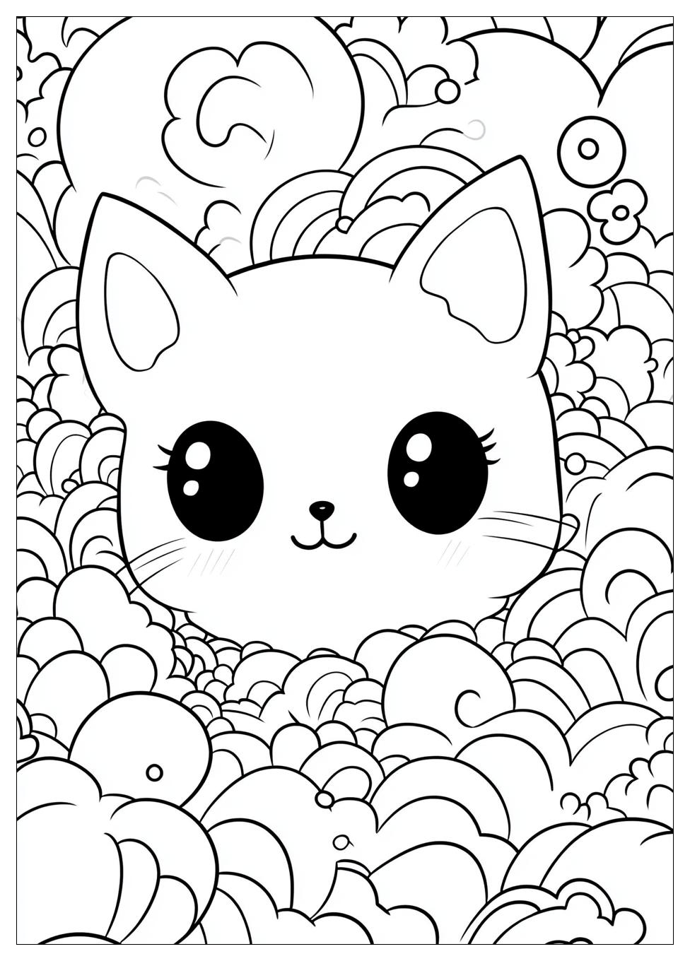 Kawaii Cute Anime Ausmalbilder 17
