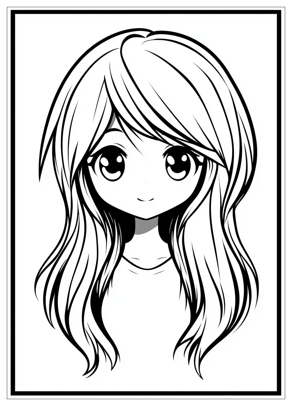 Kawaii Cute Anime Ausmalbilder 18