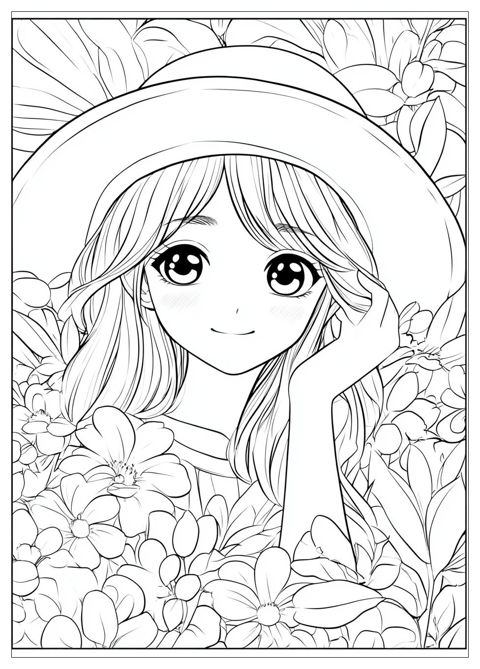 Kawaii Cute Anime Ausmalbilder 4