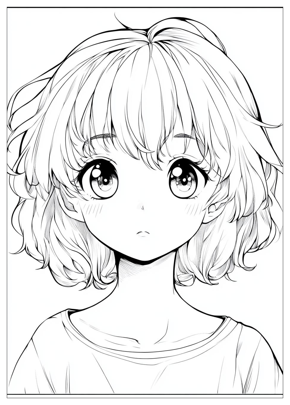 Kawaii Cute Anime Ausmalbilder 8
