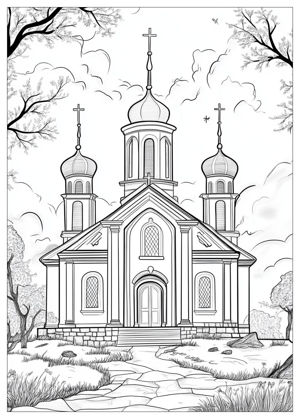 Kirche Ausmalbilder 14