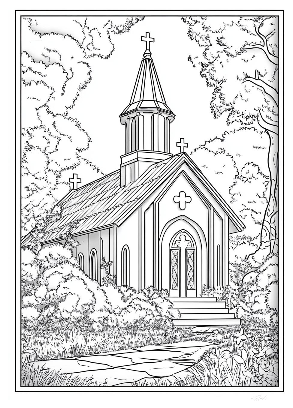 Kirche Ausmalbilder 4