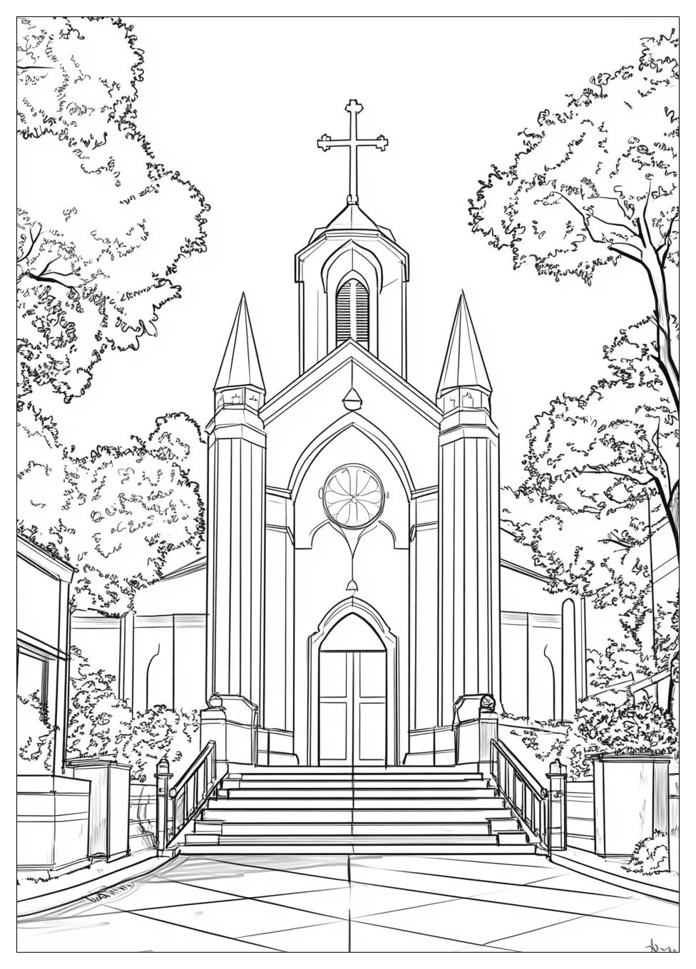 Kirche Ausmalbilder 5