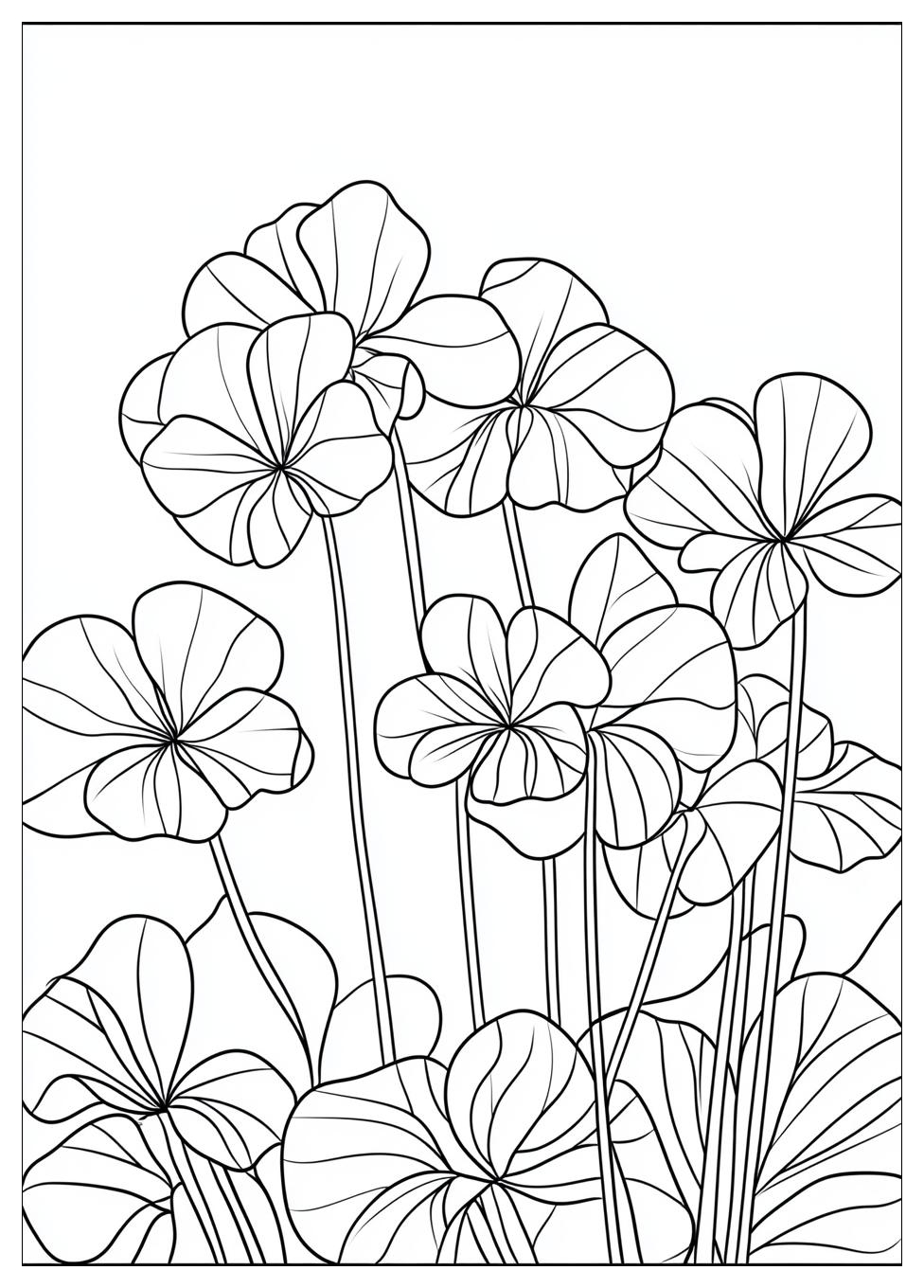 Kleeblatt Ausmalbilder 20