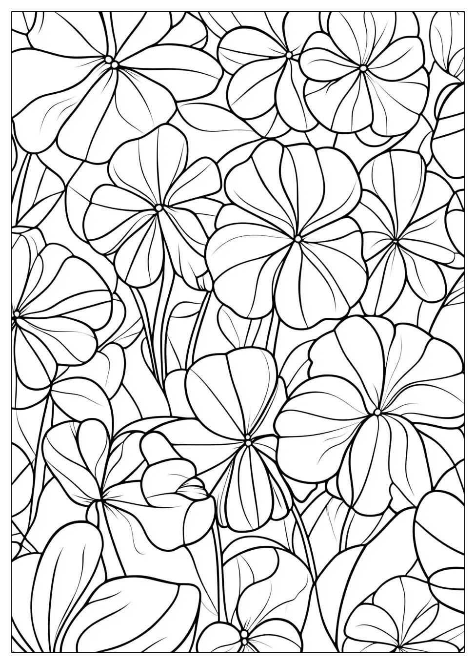 Kleeblatt Ausmalbilder 23