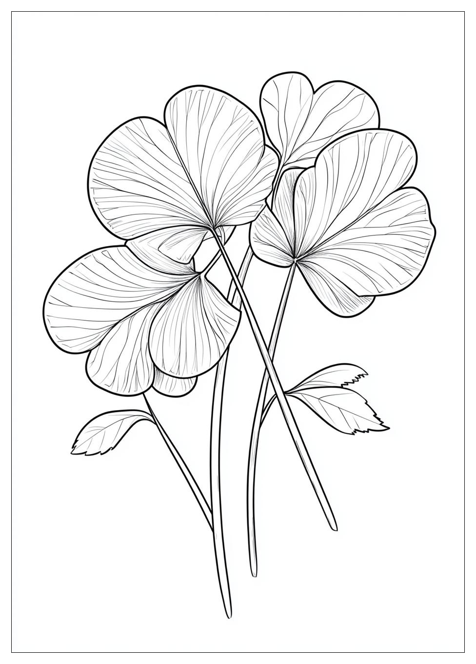 Kleeblatt Ausmalbilder 24