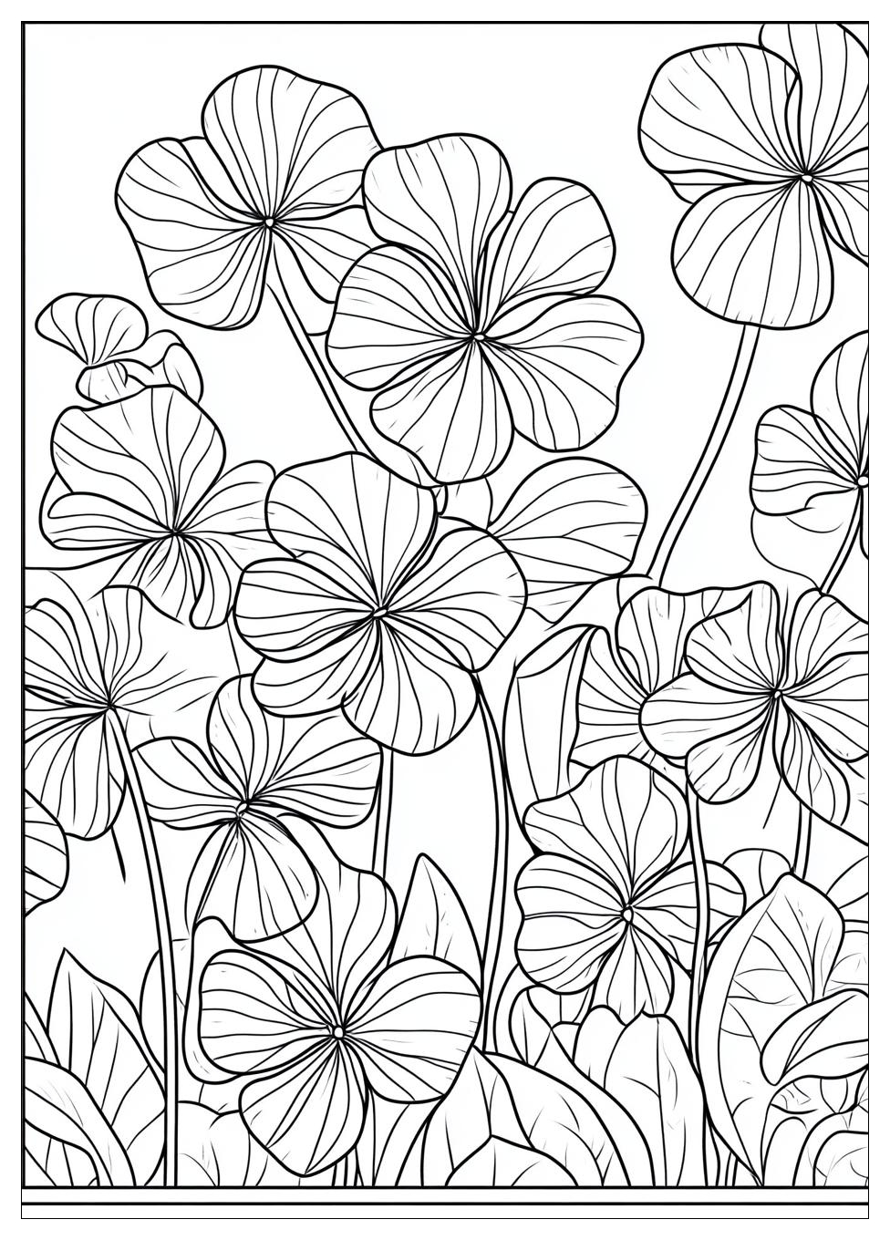 Kleeblatt Ausmalbilder 8