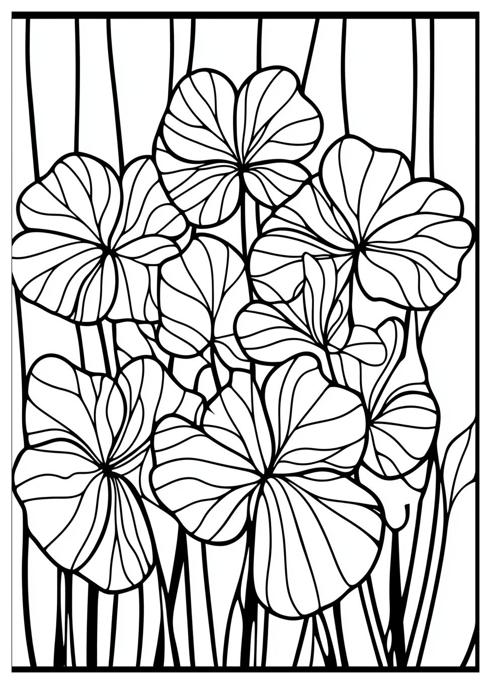 Kleeblatt Ausmalbilder 9