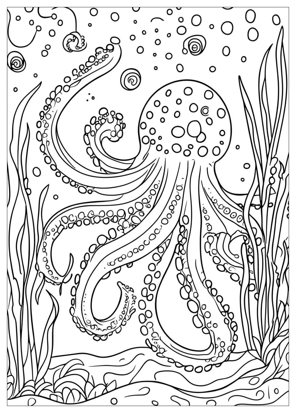 Krake Ausmalbilder 11