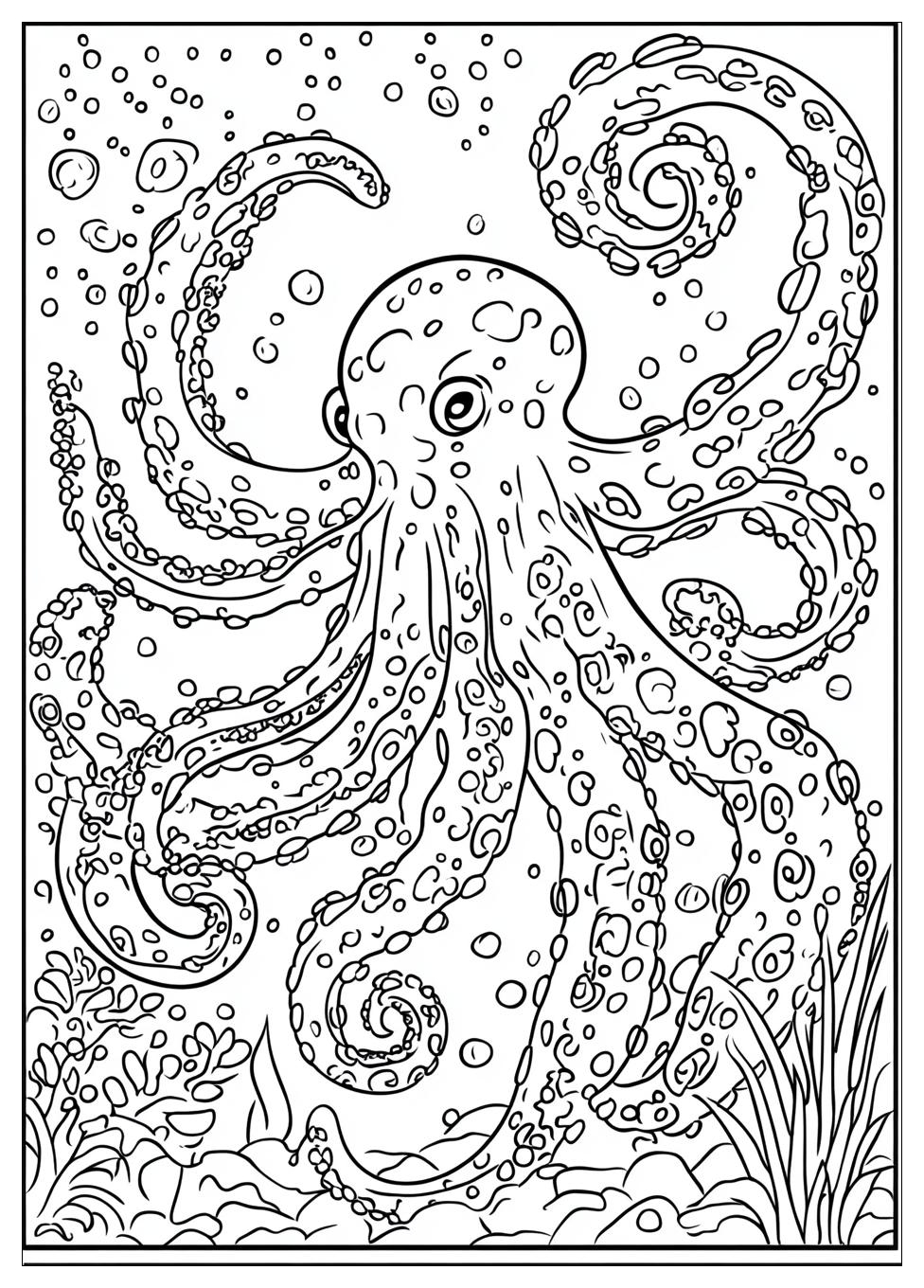 Krake Ausmalbilder 12