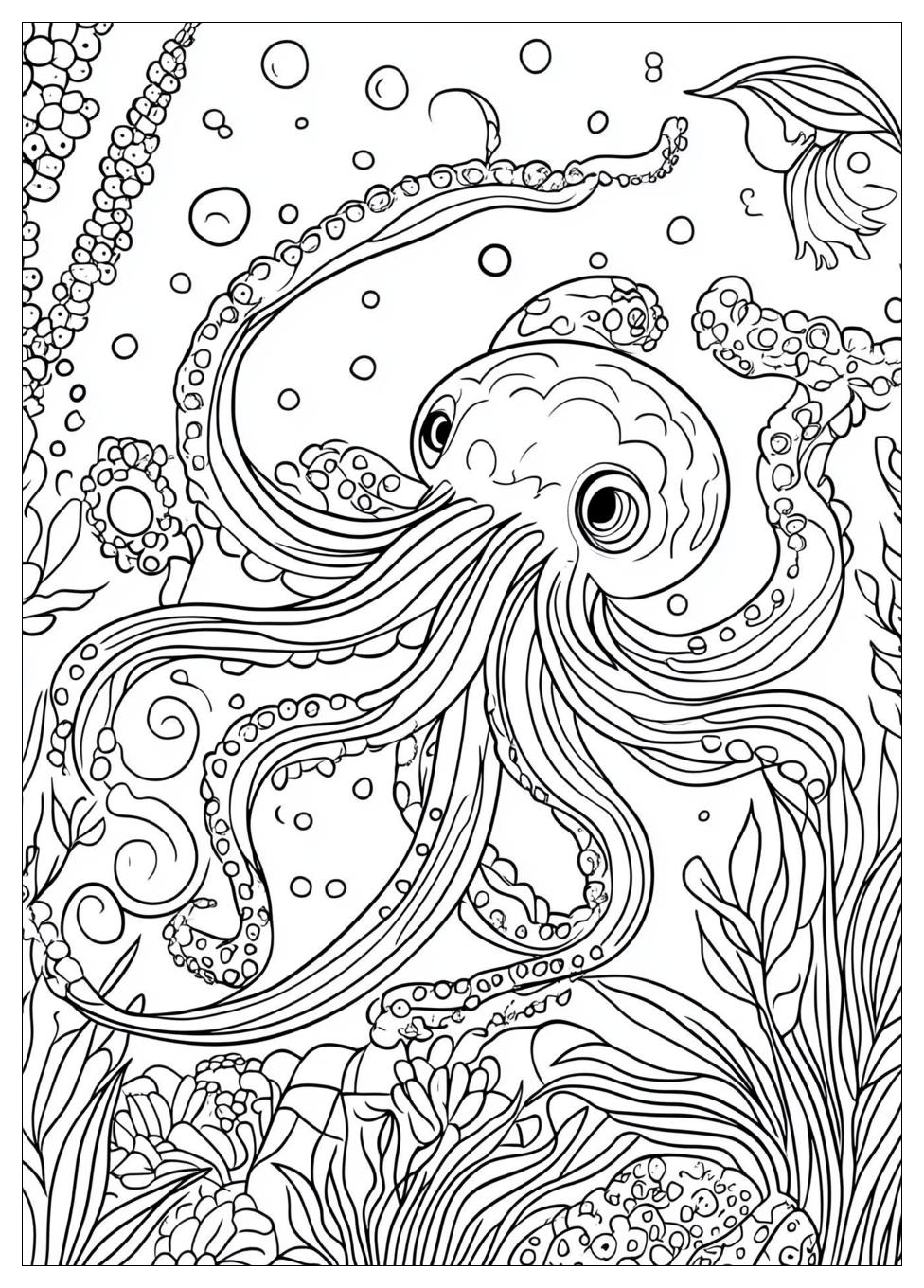 Krake Ausmalbilder 20
