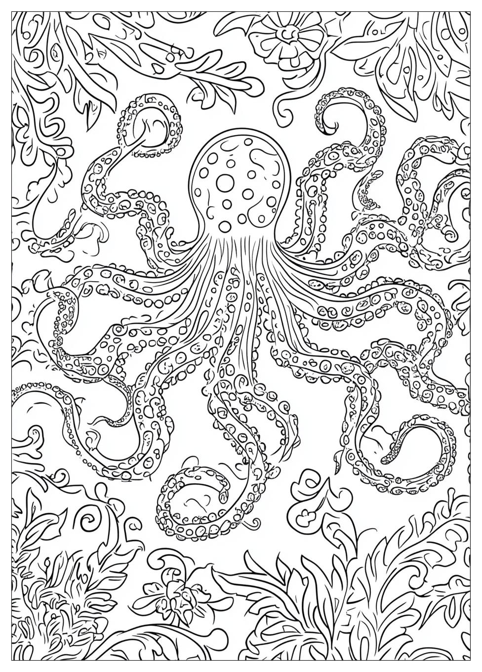 Krake Ausmalbilder 22