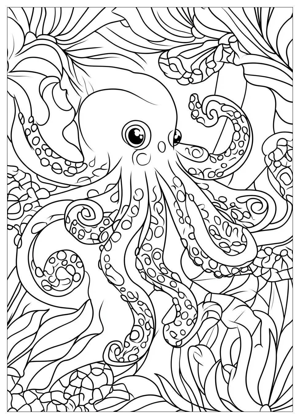 Krake Ausmalbilder 24