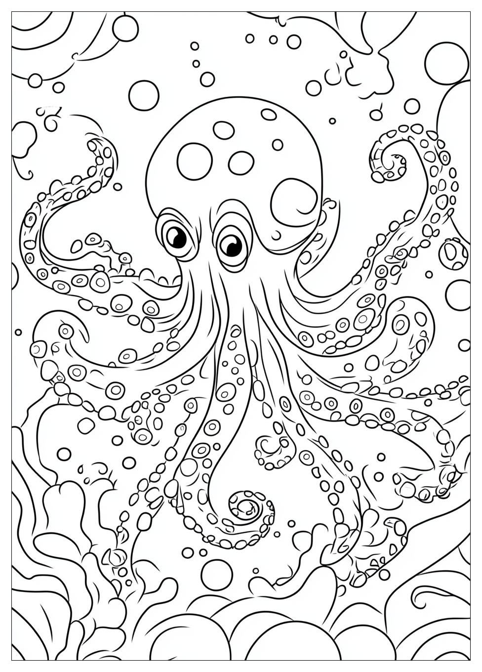 Krake Ausmalbilder 5