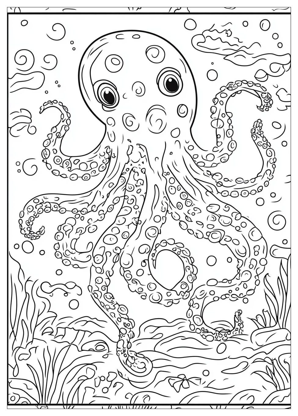Krake Ausmalbilder 8