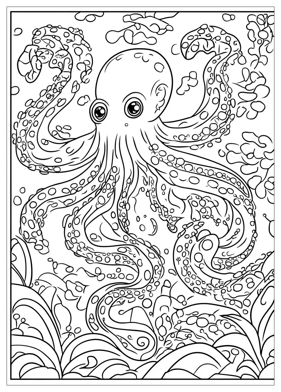 Krake Ausmalbilder 9