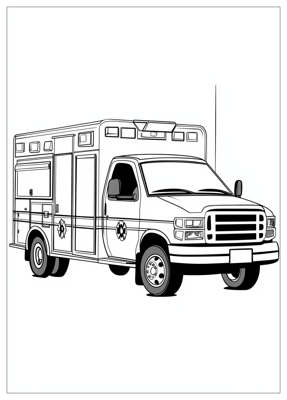 Krankenwagen Ausmalbilder 14