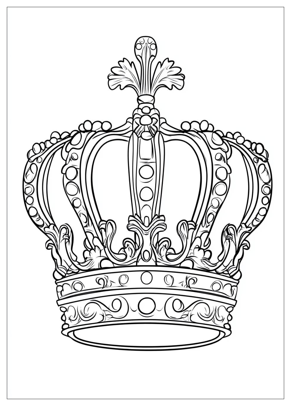 Krone Ausmalbilder 11