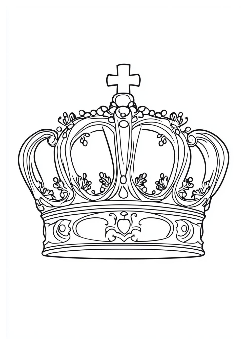 Krone Ausmalbilder 21