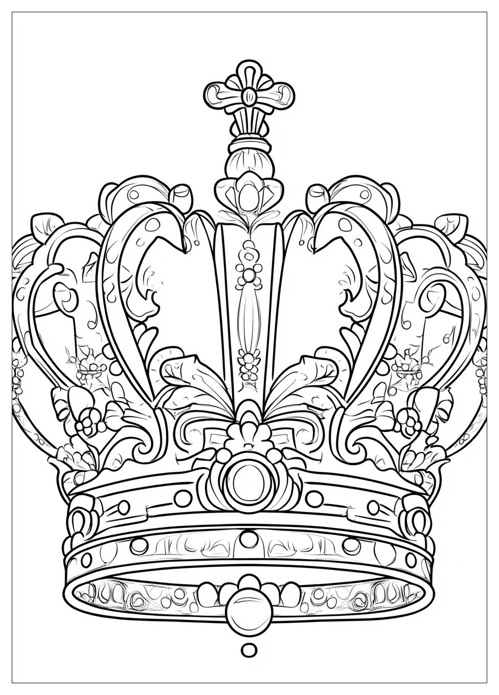Krone Ausmalbilder 22
