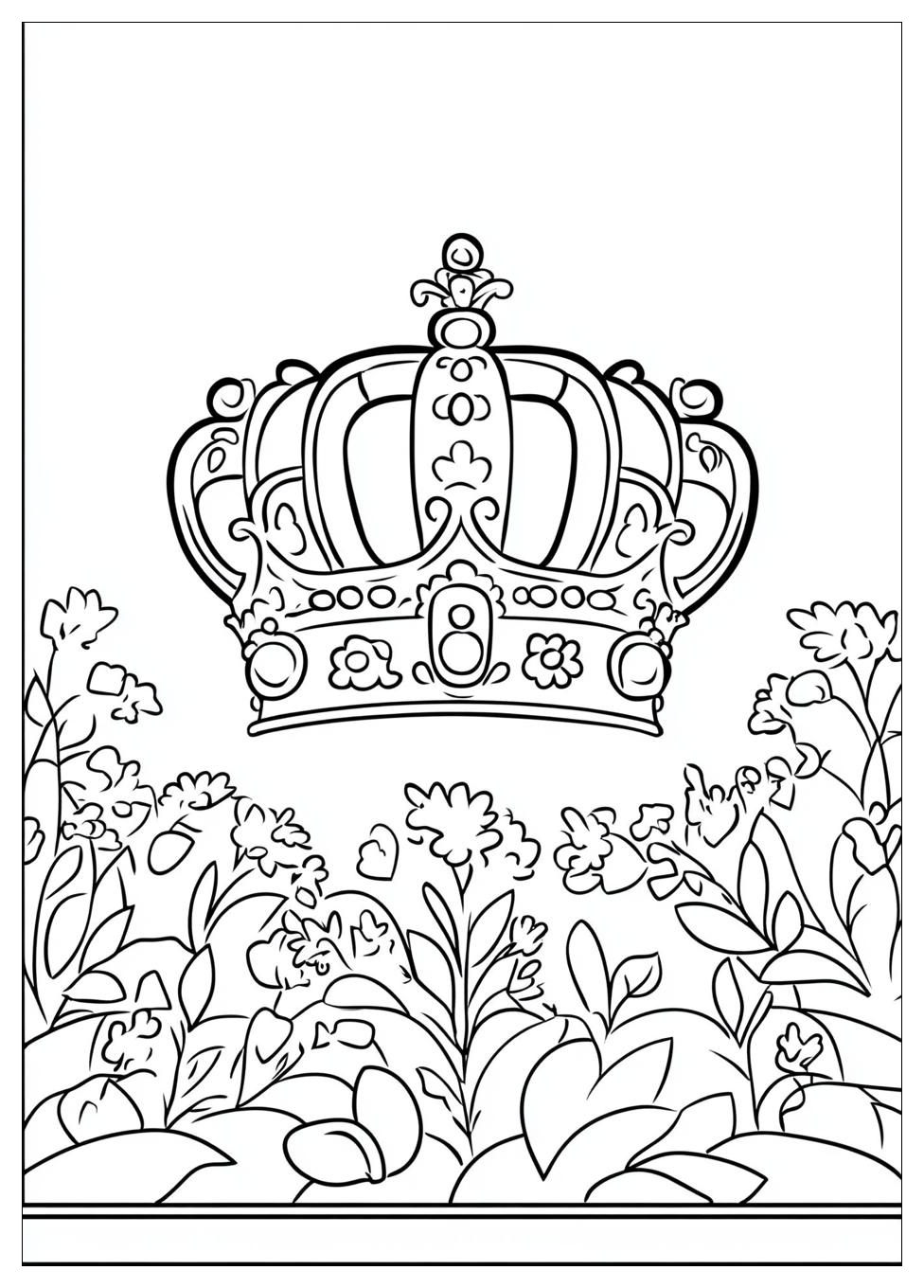 Krone Ausmalbilder 9