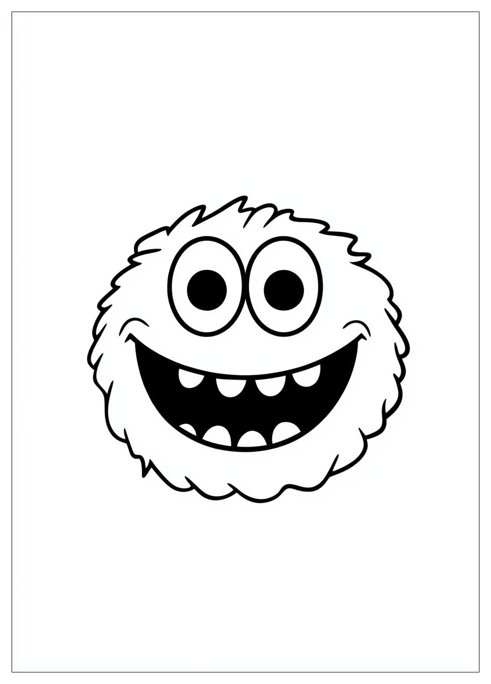 Krümelmonster Ausmalbilder 11