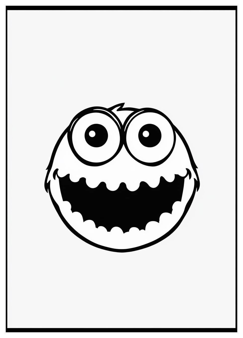 Krümelmonster Ausmalbilder 12