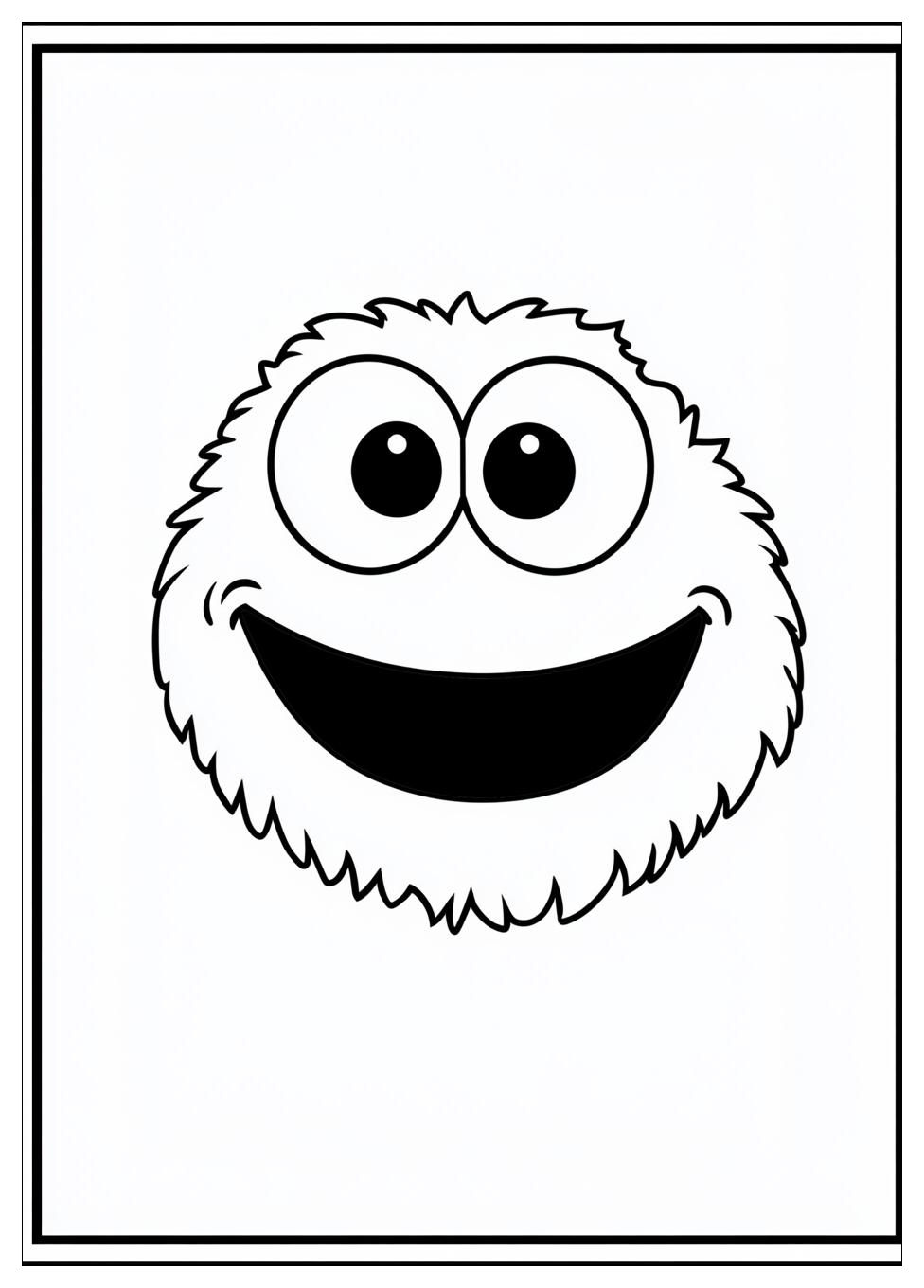 Krümelmonster Ausmalbilder 15