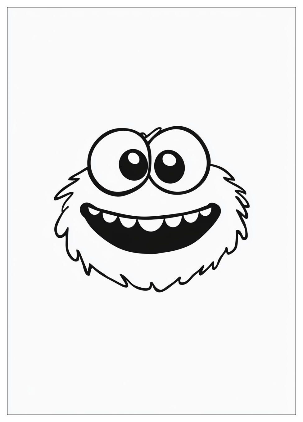 Krümelmonster Ausmalbilder 18