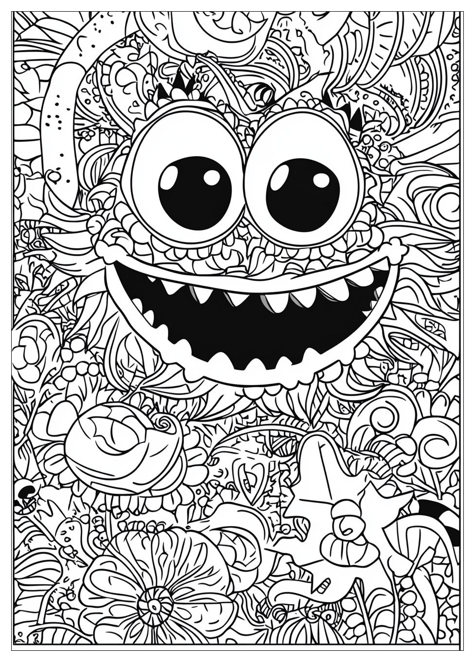 Krümelmonster Ausmalbilder 21