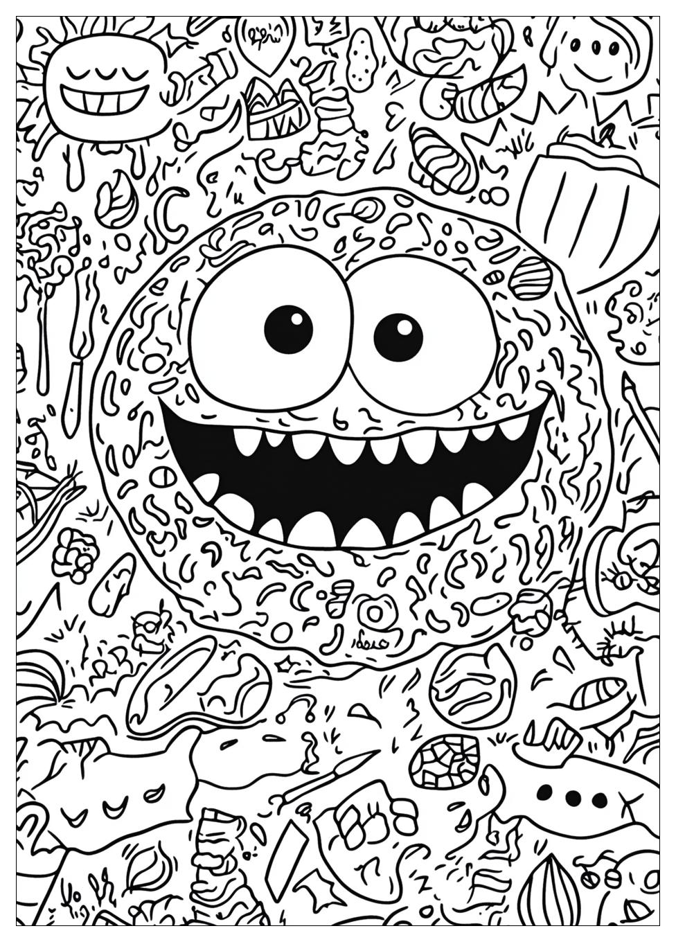 Krümelmonster Ausmalbilder 22
