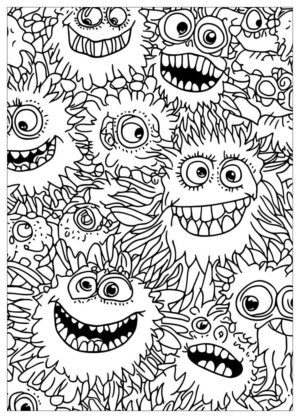 Krümelmonster Ausmalbilder 24