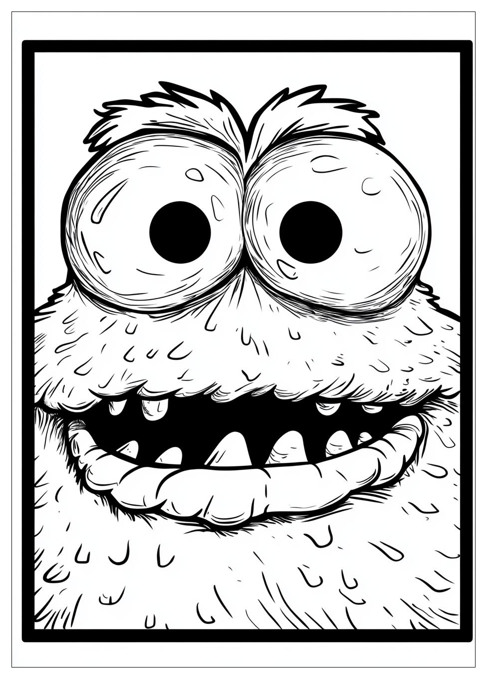 Krümelmonster Ausmalbilder 6