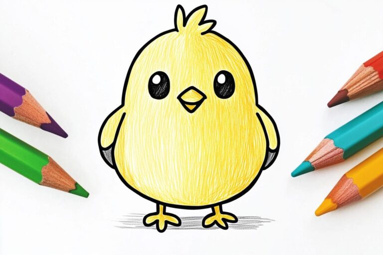 Küken Ausmalbilder : Kreative Unterhaltung für Kinder