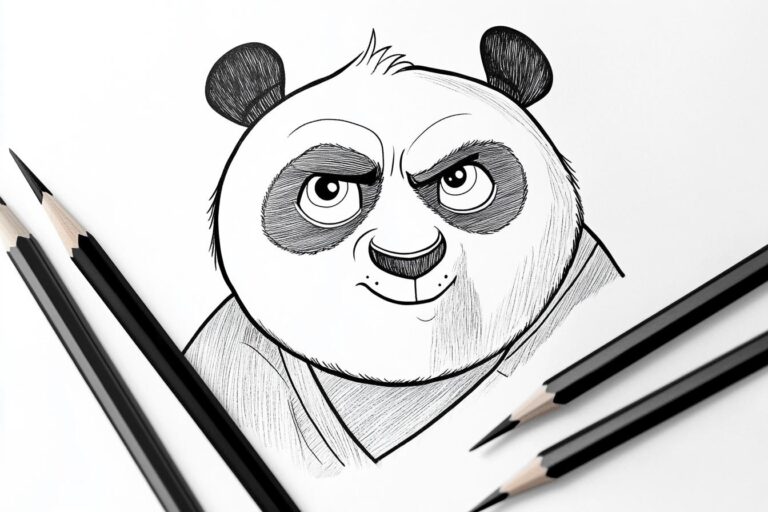 Kung Fu Panda Ausmalbilder : Kreativität und Entspannung mit Po und seinen Freunden