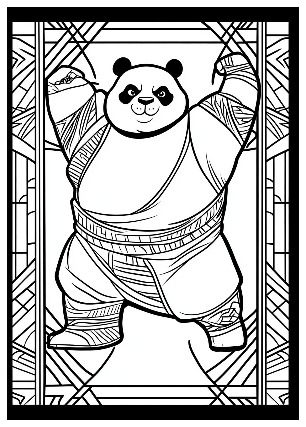 Kung Fu Panda Ausmalbilder 11