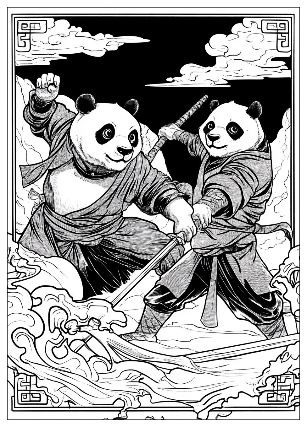 Kung Fu Panda Ausmalbilder 12