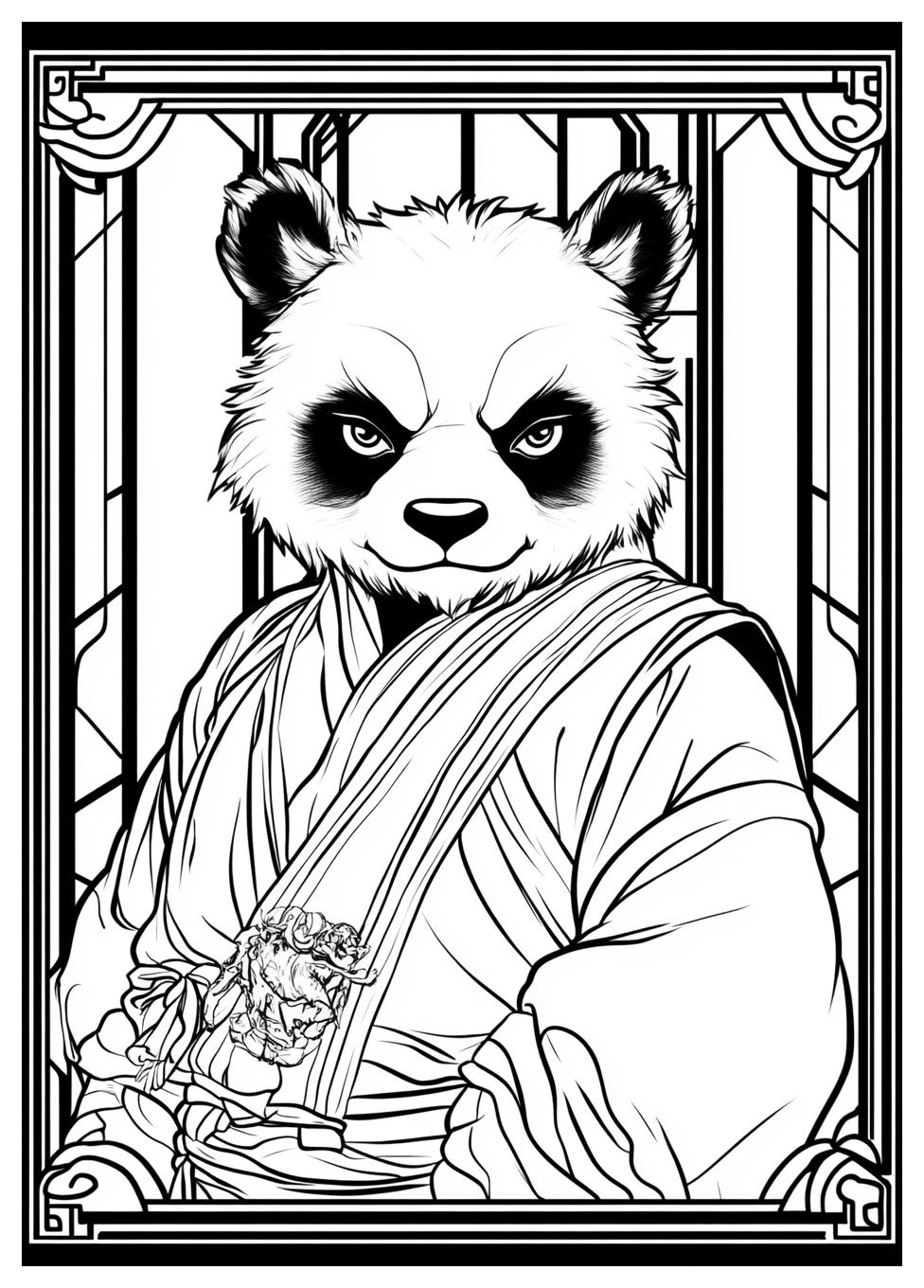 Kung Fu Panda Ausmalbilder 14
