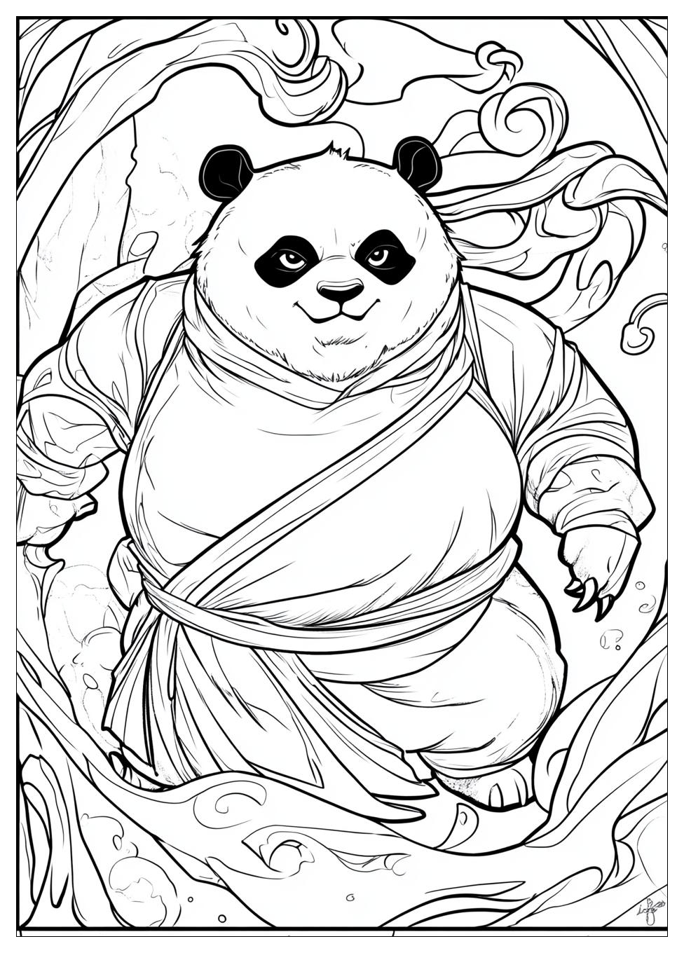 Kung Fu Panda Ausmalbilder 15