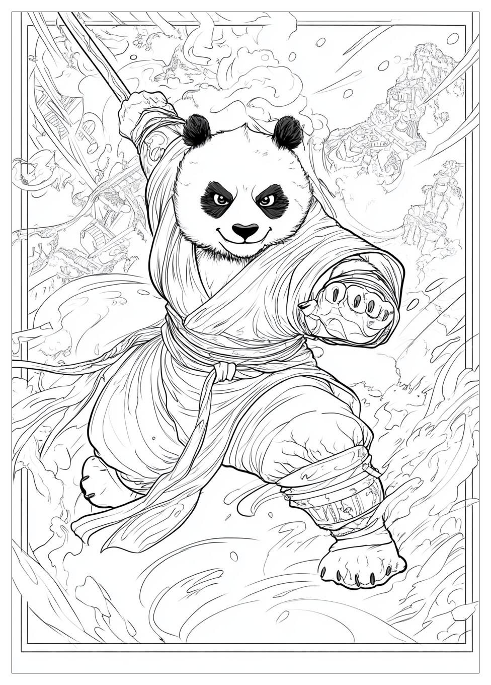 Kung Fu Panda Ausmalbilder 16