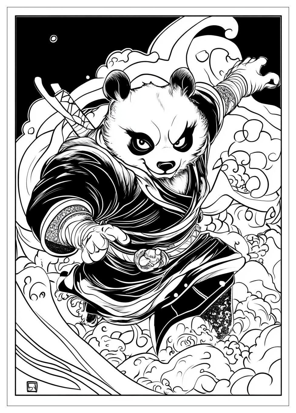 Kung Fu Panda Ausmalbilder 20