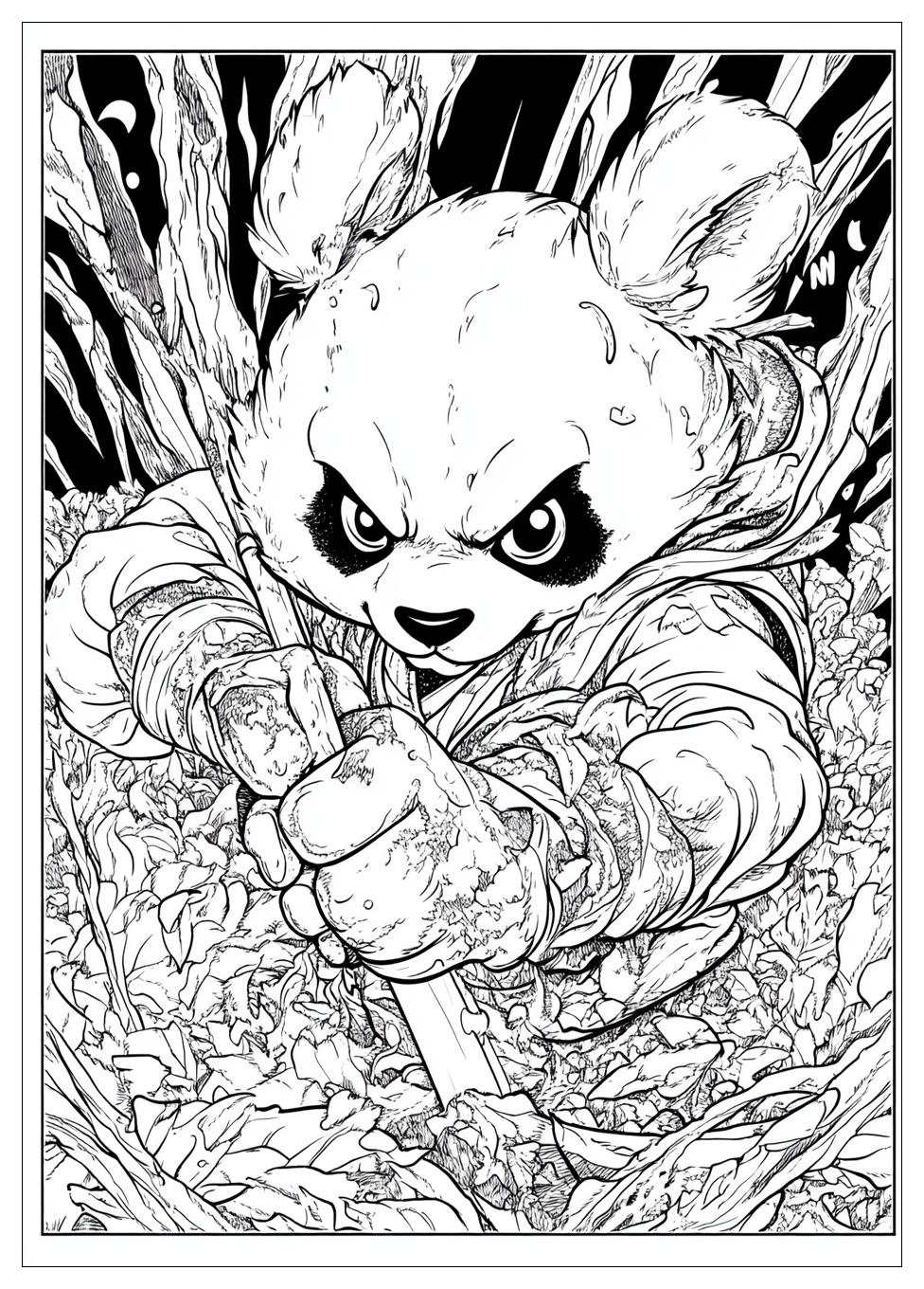 Kung Fu Panda Ausmalbilder 3