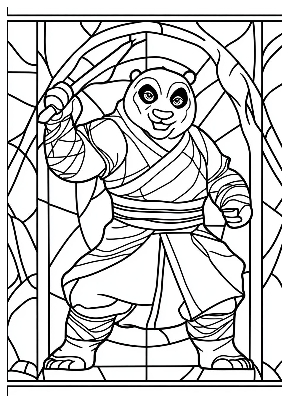 Kung Fu Panda Ausmalbilder 7
