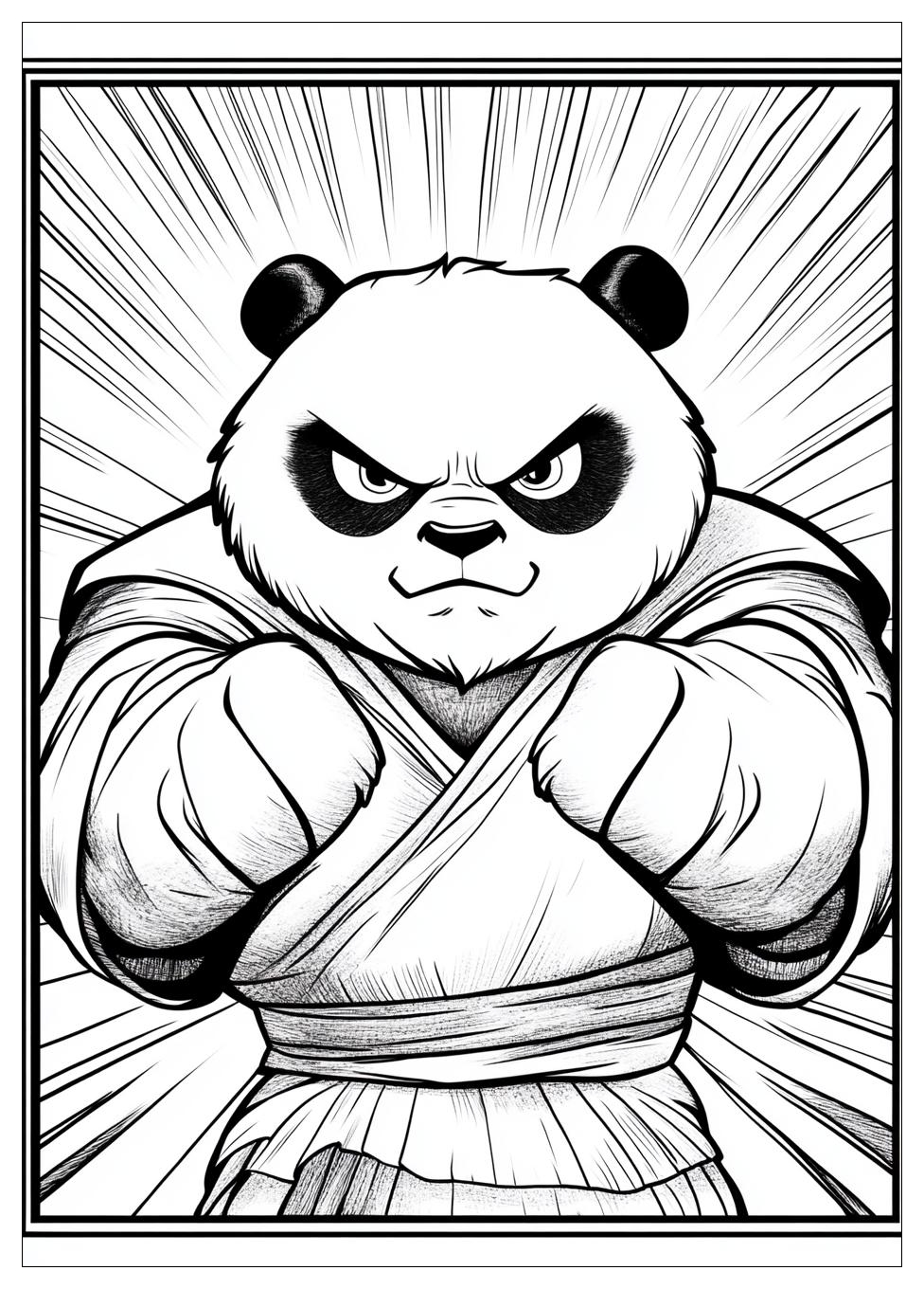 Kung Fu Panda Ausmalbilder 8