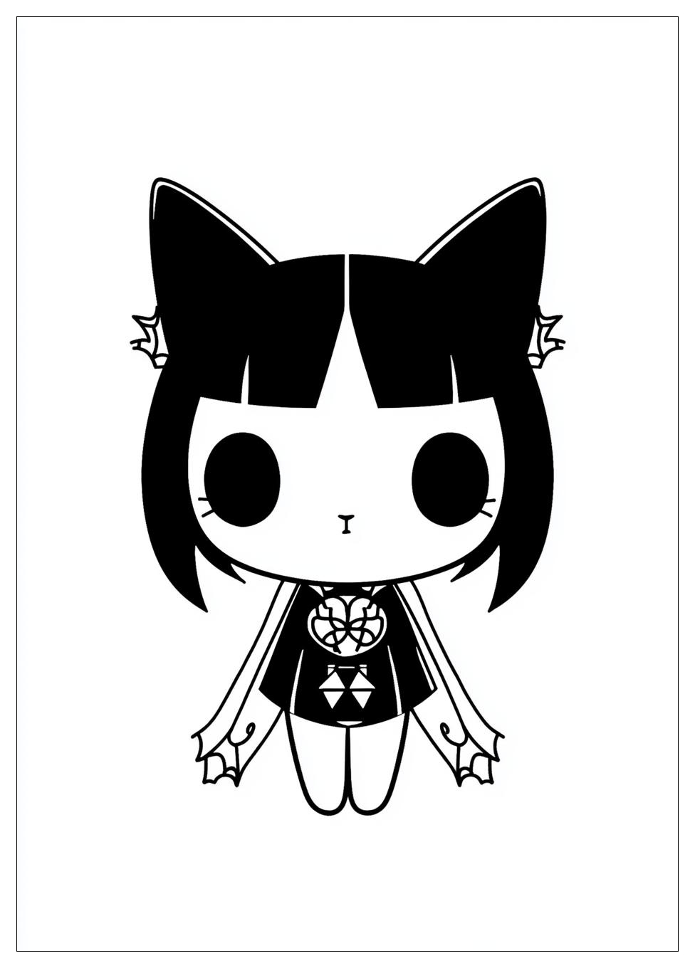 Kuromi Ausmalbilder 15