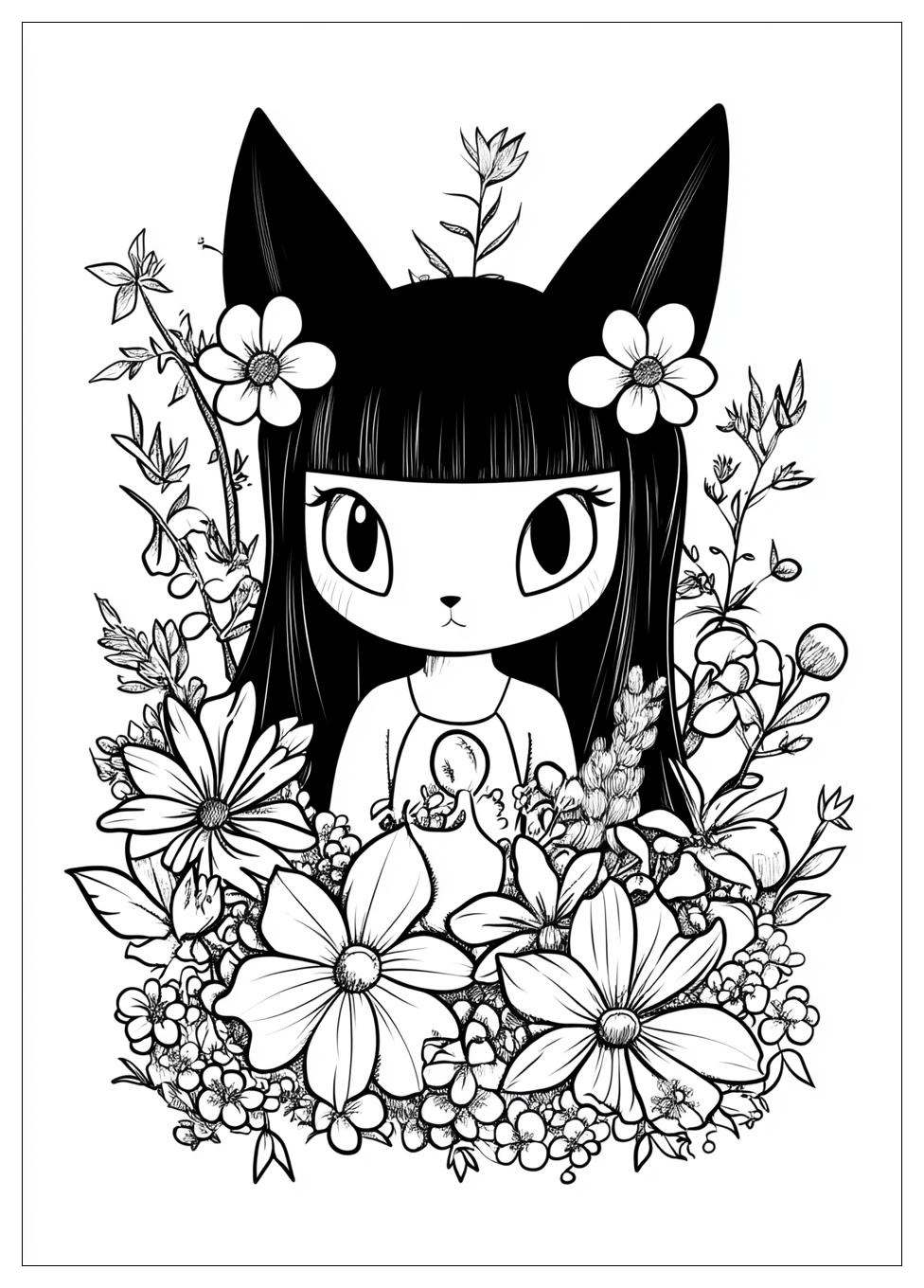 Kuromi Ausmalbilder 16