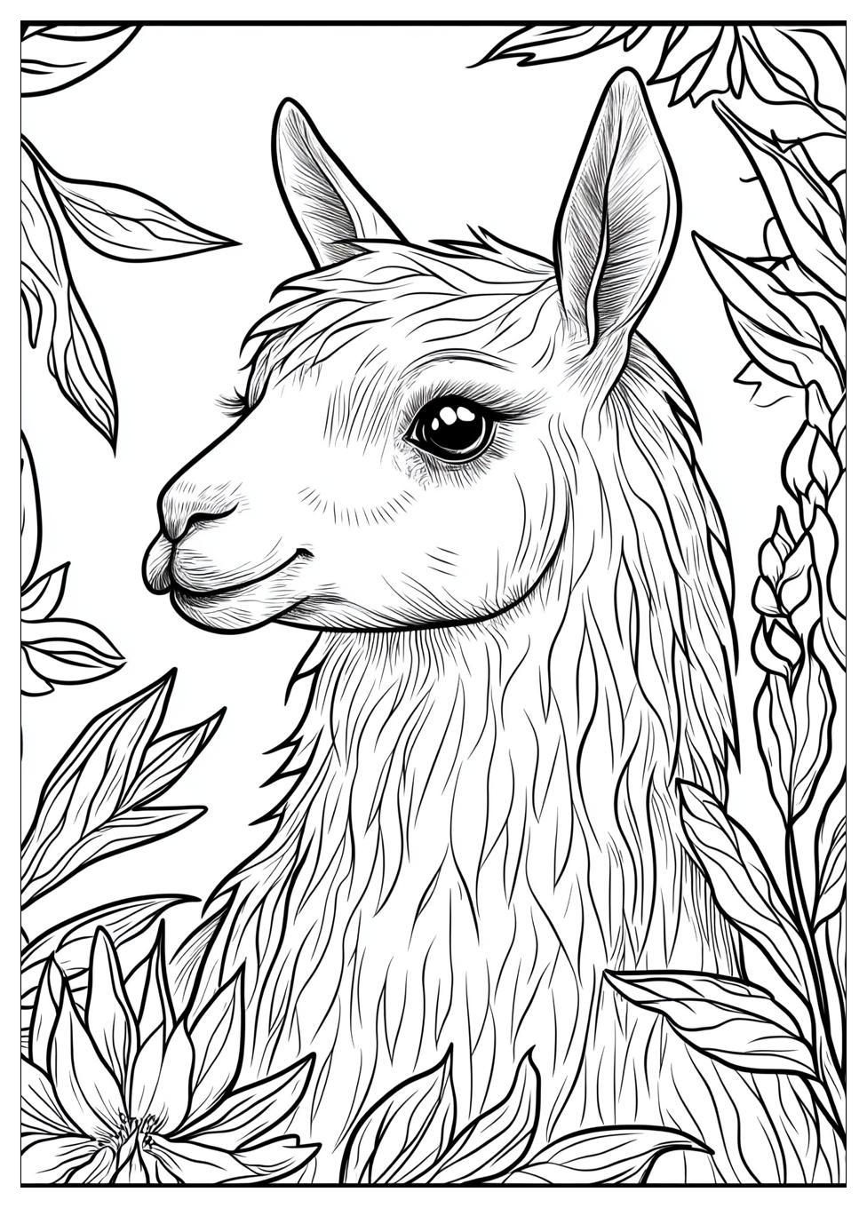 Lama Ausmalbilder 19